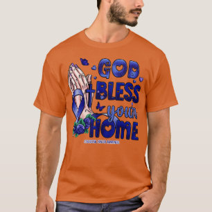 Kolorektal Awareness Gott segne Glauben Hoffnung T-Shirt