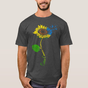 Kolorektaler Krebs Aufklärungsmonat Ribbon Sonnenb T-Shirt