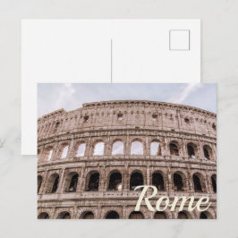 Koloseum Rome Feiertagspostkarte