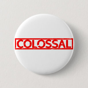 Kolossale Briefmarke Button