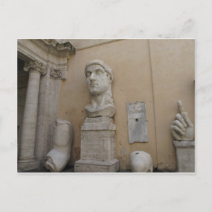 Kolossale Statue Constantine Postkarte