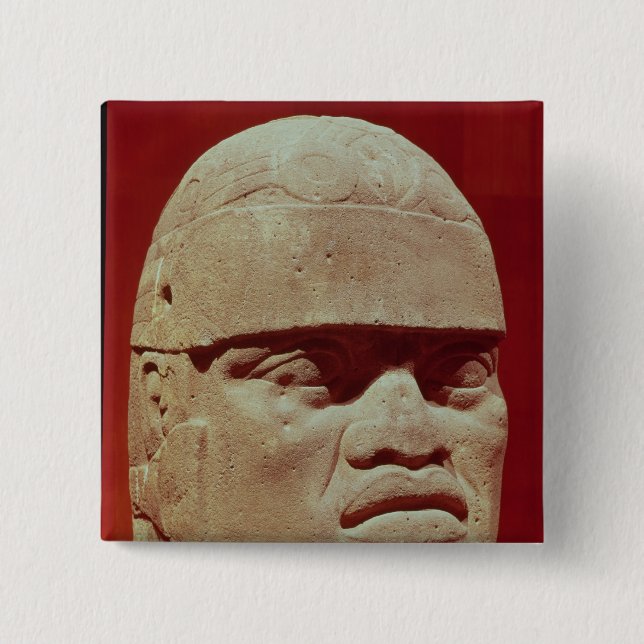 Kolossaler Kopf, Olmec Button (Vorderseite)