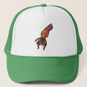 Kolossaler Tintenfisch Truckerkappe