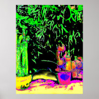 Kolossales 72" x52" und 52" x 72" Giclée Kunst