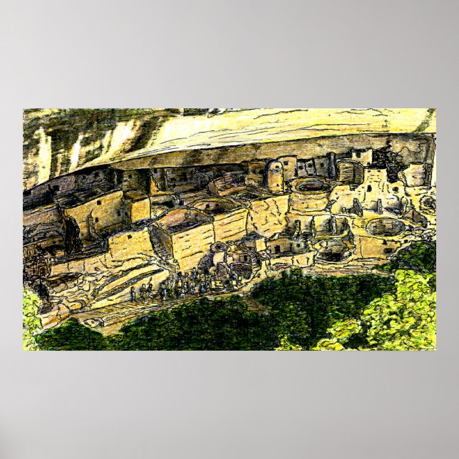 Kolossales 72" x 52" Giclée Kunst druckt und Poster (Vorne)