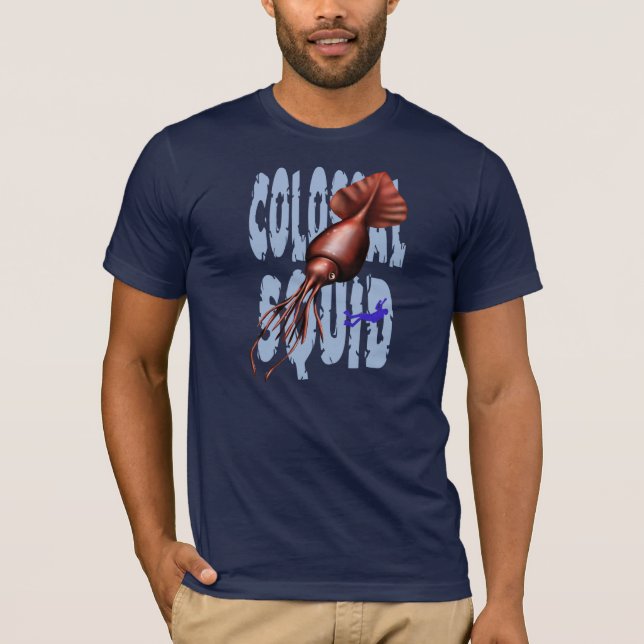 Kolossales Tintenfisch-Shirt T-Shirt (Vorderseite)