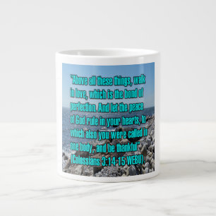 Kolosser 3:14-15 WEBU Mug Jumbo-Tasse
