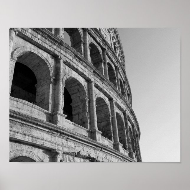 Kolosseum in Rom. Amphitheater Monumental Roman Poster (Vorne)