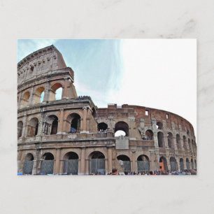 Kolosseum in Rom, Italien Postkarte
