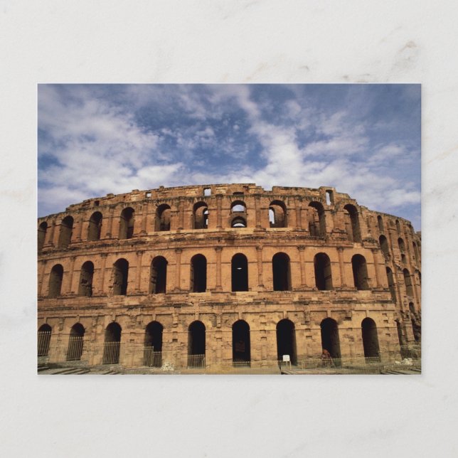 Kolosseum in Thysdrus, El Djem, Tunesien Postkarte (Vorderseite)