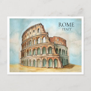 Kolosseum Italien Postkarte - Ikonische Sehenswürd