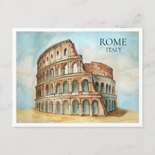 Kolosseum Italien Postkarte - Ikonische Sehenswürd