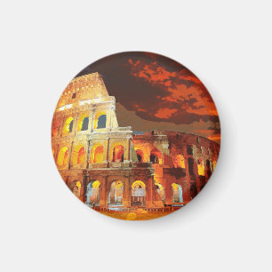 Kolosseum Italien Rom Kunst, Dichtung und Musik Vi Magnet