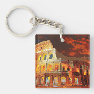 Kolosseum Italien Rom Kunst, Dichtung und Musik Vi Schlüsselanhänger