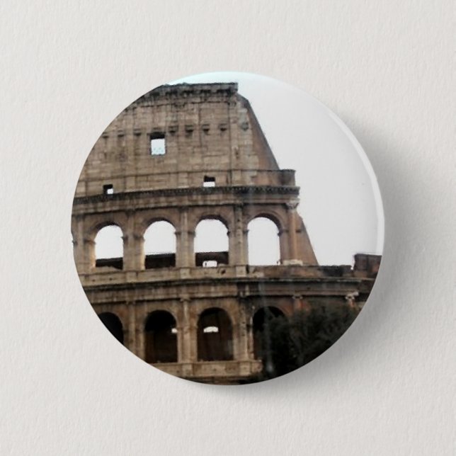Kolosseum Italienisches Foto für Reisen Button (Vorderseite)