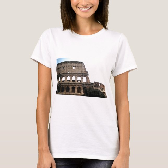 Kolosseum Italienisches Foto für Reisen T-Shirt (Vorderseite)