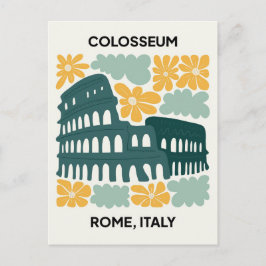 Kolosseum Rom Italien abstrakte Reise Postkarte
