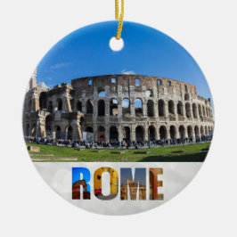 Kolosseum Rom Italien Reisen Foto Weihnachten Keramik Ornament