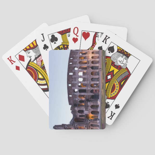 Kolosseum - Rom - Italien Spielkarten (Rückseite)