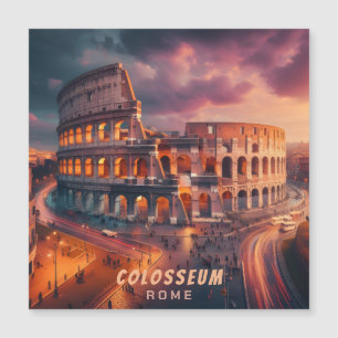 Kolosseum Rom Italien Vintage Reise Magnetkarte