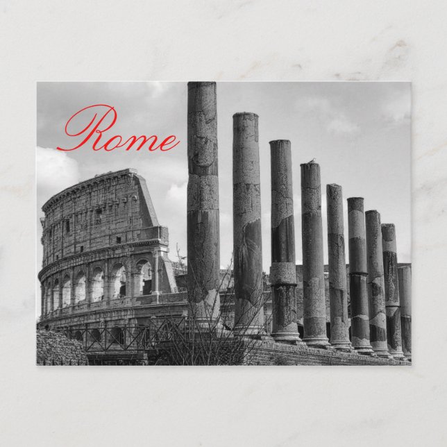 Kolosseum Rom Italienisches Foto Postkarte (Vorderseite)