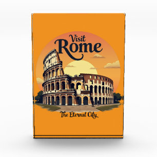 Kolosseum Rom Vintages Design Fotoblock