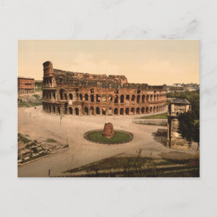 Kolosseum und Meta Sudans, Rom, Italien Postkarte