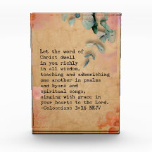 Kolossians 3:16 NKJ Bible Verse Image