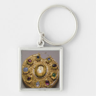 Kolt Medaillon, GoldSet mit Perlen und Schlüsselanhänger