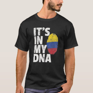 Kolumbianisch Kolumbien-Flagge ES IST IN MEINER DN T-Shirt