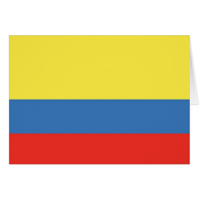 kolumbianische Flagge (Vorderseite (Horizontal))