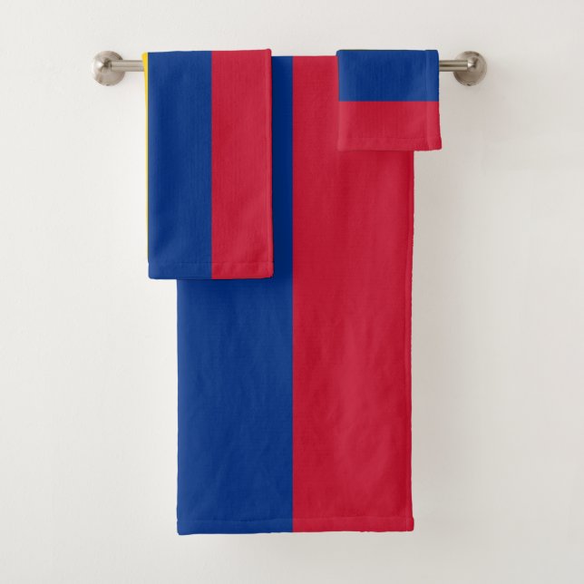 kolumbianische Flagge Badhandtuch Set (Insitu)