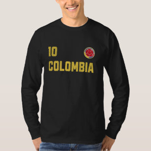 kolumbianische Flagge Colombiana Retro kolumbianis T-Shirt