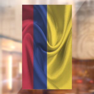 kolumbianische Flagge Fensteraufkleber