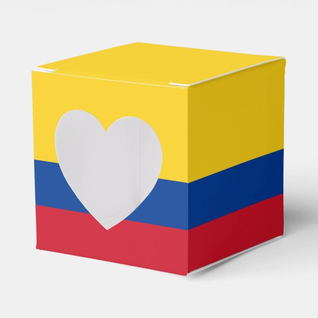 kolumbianische Flagge Geschenkschachtel (Vorderseite)