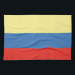 kolumbianische Flagge Geschirrtuch<br><div class="desc">Unterstützung für Ihr Land</div>