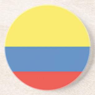kolumbianische Flagge Getränkeuntersetzer