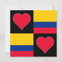 Kolumbianische Flagge Herz Patriotic Kolumbien Gru