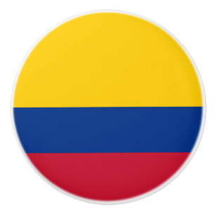kolumbianische Flagge Keramikknauf