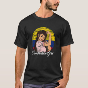 Kolumbianische Flagge kolumbianische Girl T-Shirt