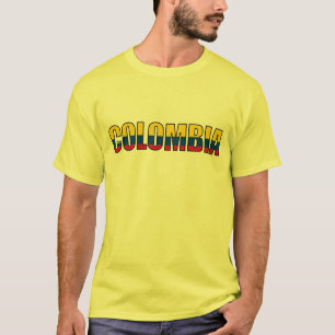 Kolumbianische Flagge Kolumbiens T-Shirt