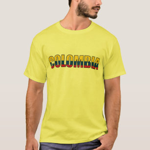 Kolumbianische Flagge Kolumbiens T-Shirt
