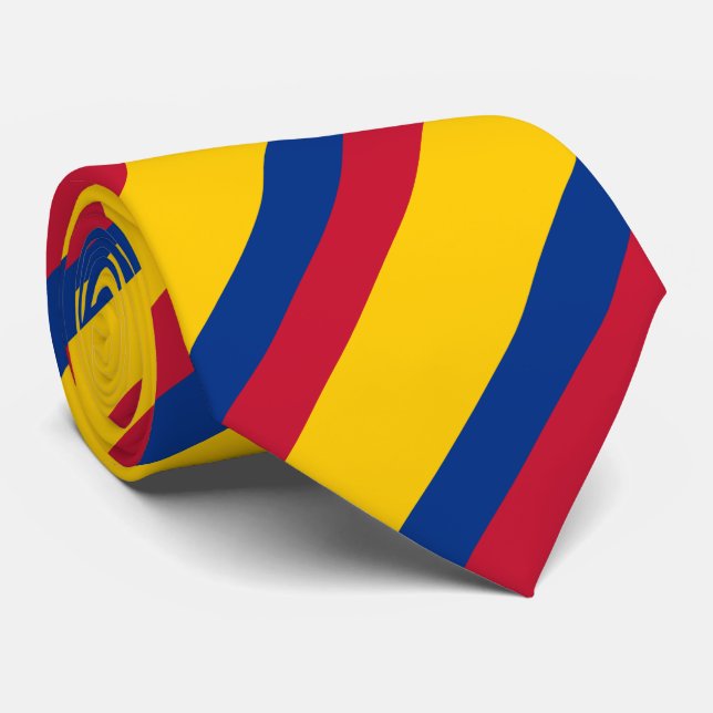 kolumbianische Flagge Krawatte (Gerollt)