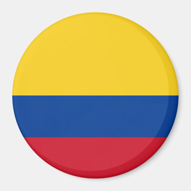 kolumbianische Flagge Magnet (Vorne)