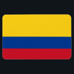 kolumbianische Flagge Magnet<br><div class="desc">Kolumbien Flaggenfarben rot</div>