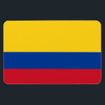 kolumbianische Flagge Magnet<br><div class="desc">Kolumbien Flaggenfarben rot</div>