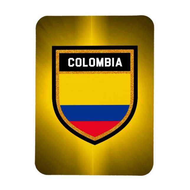 kolumbianische Flagge Magnet (Vertikal)