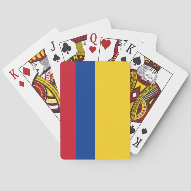kolumbianische Flagge Spielkarten (Rückseite)