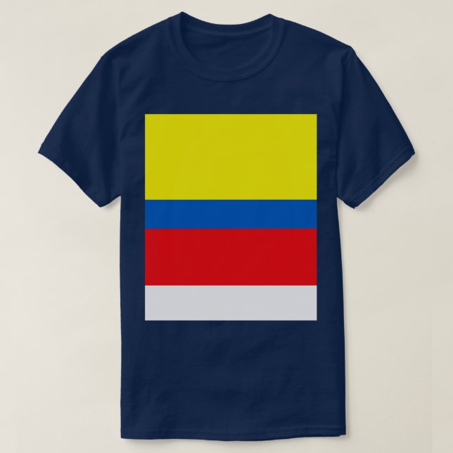 kolumbianische Flagge T-Shirt (Design vorne)