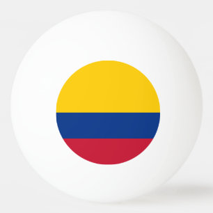 kolumbianische Flagge Tischtennisball